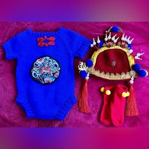 Brand New 3month - 100 day baby boy photoshoot clothes set.